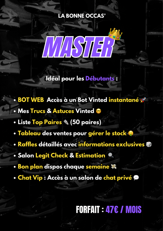 Abonnement « Master »